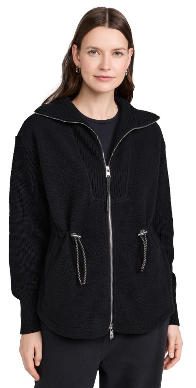 Varley Renea Fleece Jacket Black