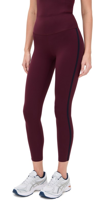 Splits59 Amber Airweight High Waist 7/8 Leggings Dark Cherry/Indigo