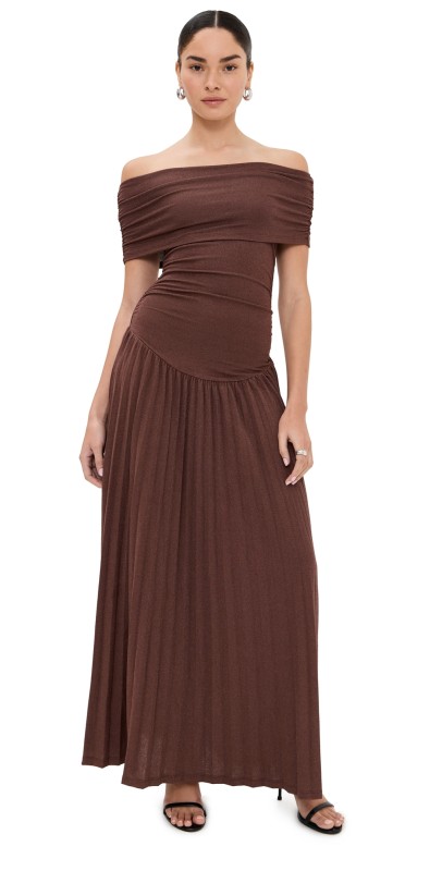 Lioness Field of Dreams Maxi Dress Olive