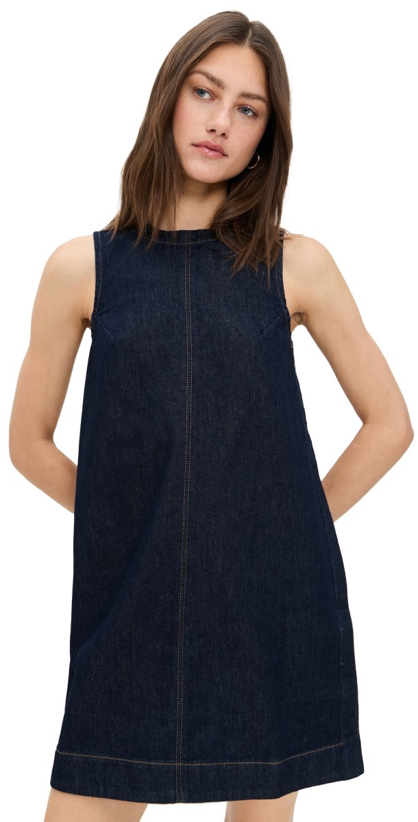 Madewell Denim Boxy Dress in Essex Wash Essex Wash