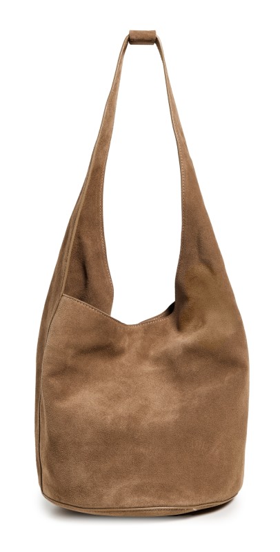 Reformation Medium Silvana Bag Farro Sued