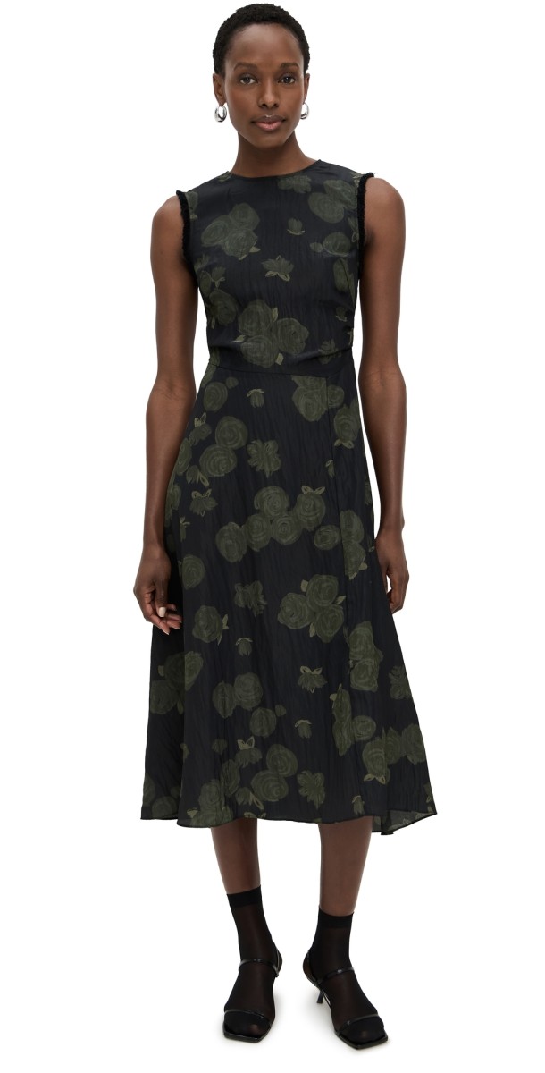 BAUM UND PFERDGARTEN Atina Dress Forest Night Rose