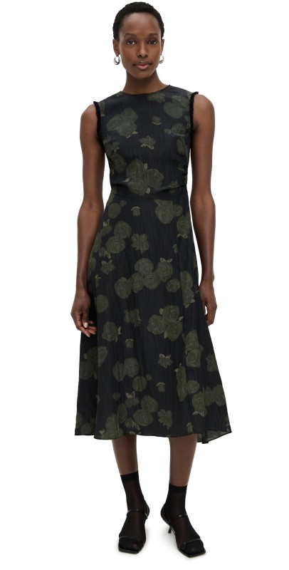 BAUM UND PFERDGARTEN Atina Dress Forest Night Rose