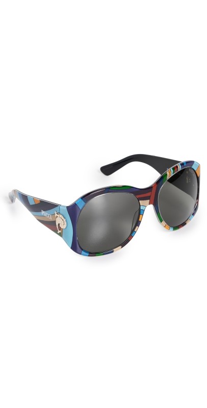 Pucci Round Sunglasses Iride Patter