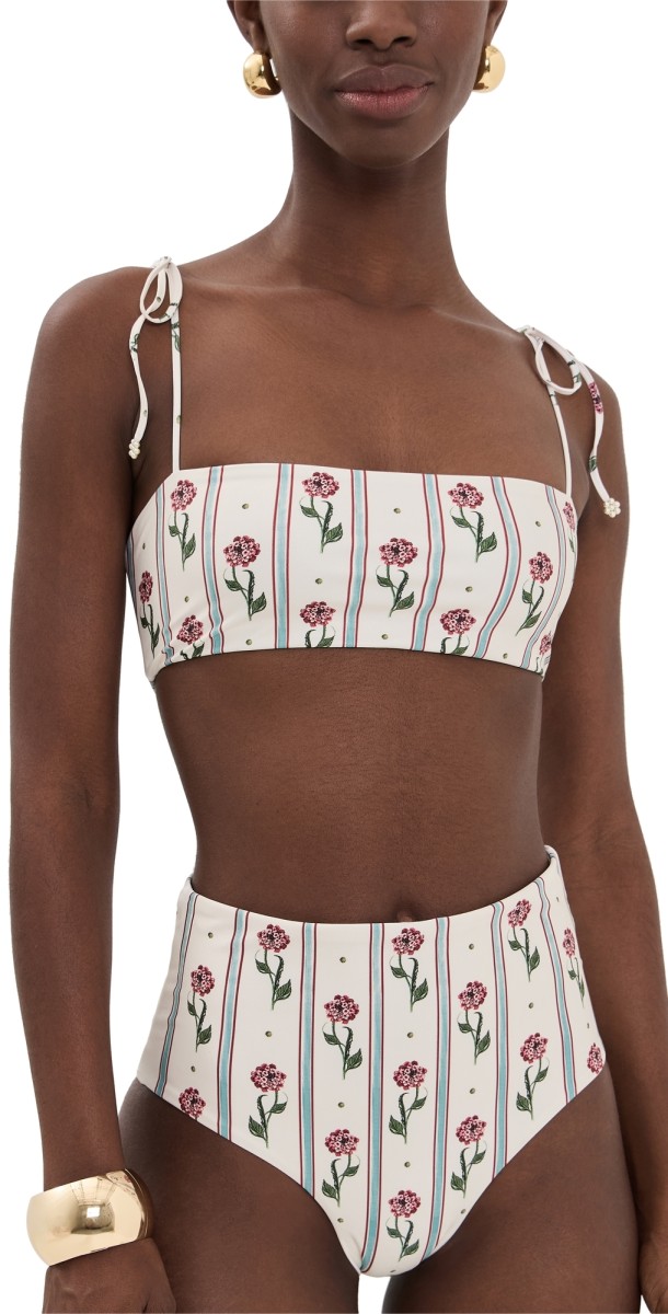 Agua by Agua Bendita Primavera Quebrada Bikini Top Multicolor