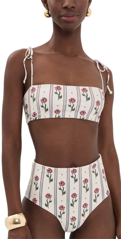 Agua by Agua Bendita Primavera Quebrada Bikini Top Multicolor