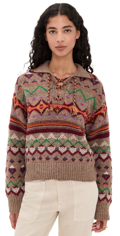 Polo Ralph Lauren Fair Isle Pullover Cla Tan