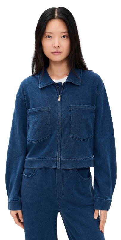 Z Supply Heritage Knit Jacket Indigo