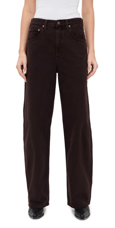 AGOLDE Low Curve Jeans Sloe Berry