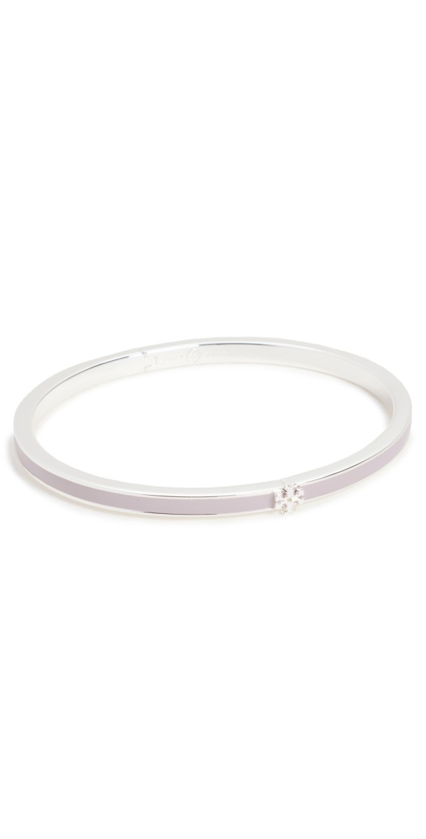 Tory Burch Thin Kira Bracelet Light Silver/Lilac