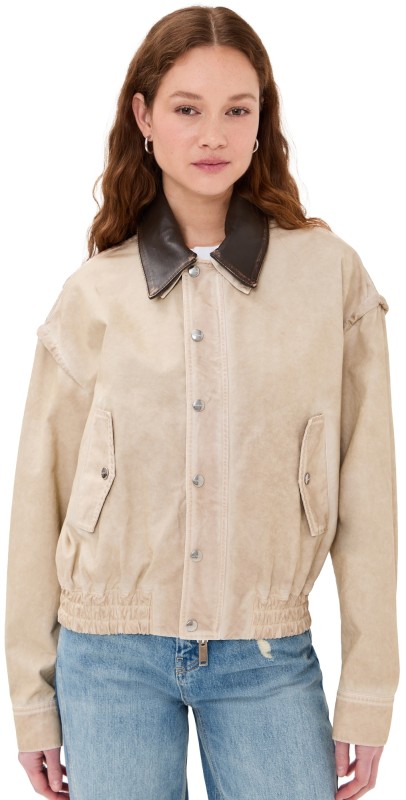 HALFBOY Jet Set Bomber Jacket Fields of Rye