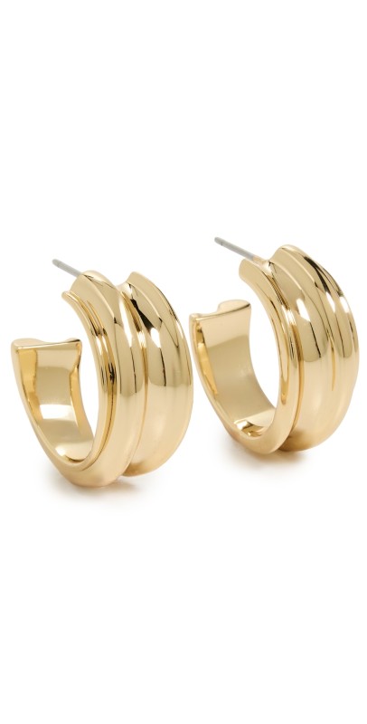 Jenny Bird Lennon Hoops High Polish Gold