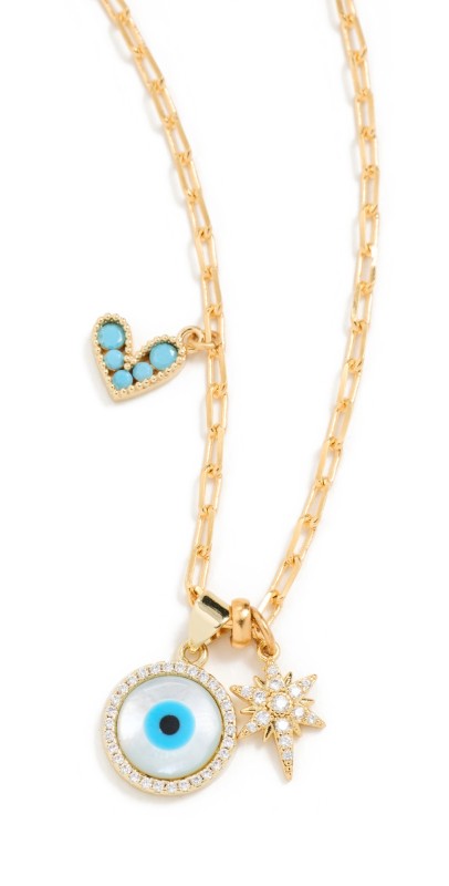 Elizabeth Cole Elysia Necklace Blu
