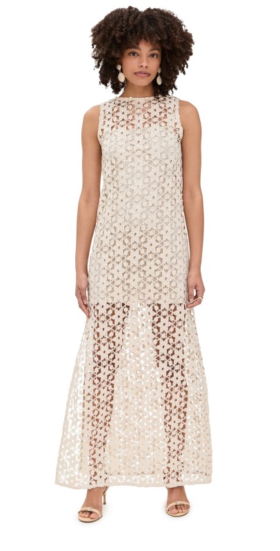 ALOHAS Arum Lace Dress Cream