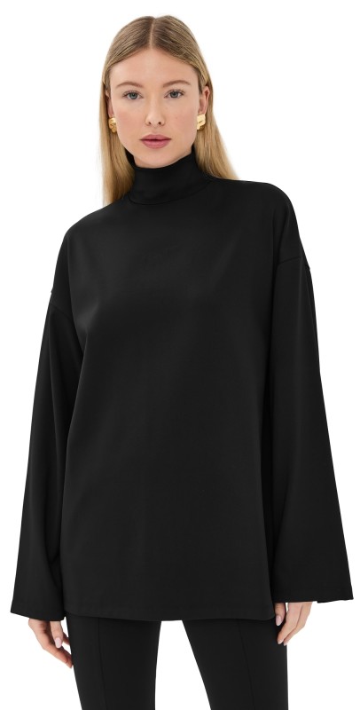 WARDROBE. NYC Opaque Lounge Top Black
