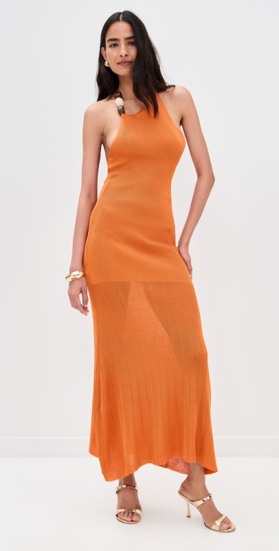 Azulu Liatris Dress Terracotta