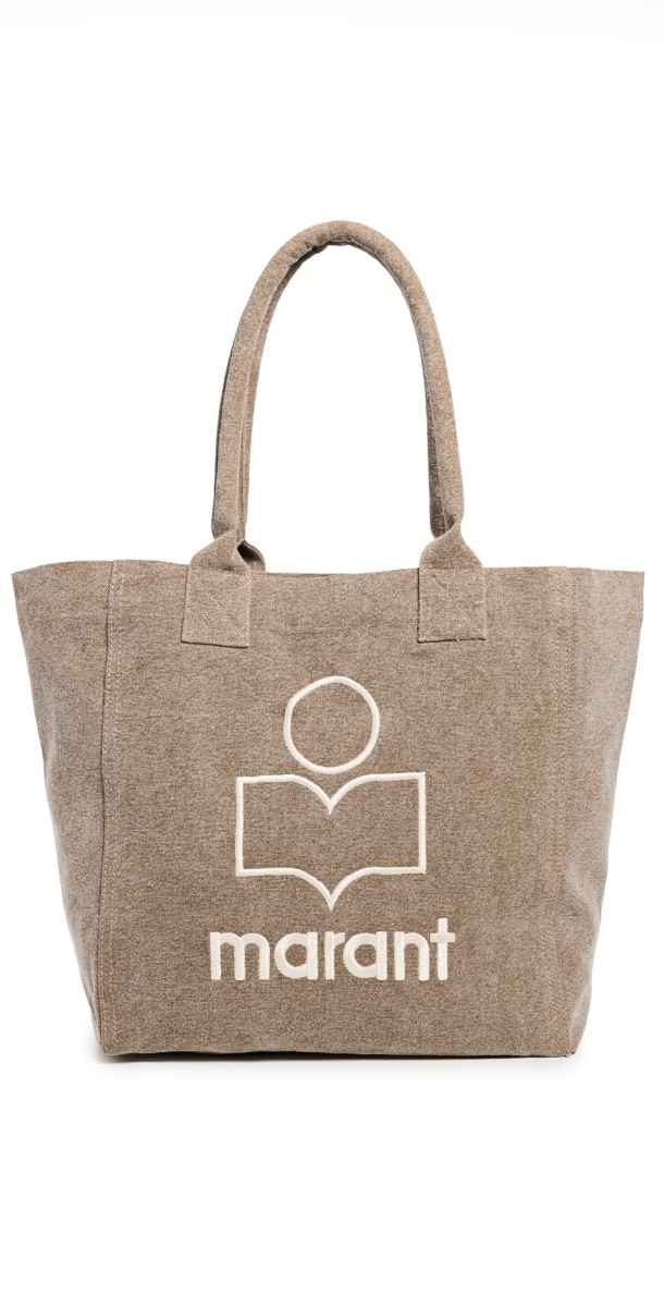 Isabel Marant Small Yenky Tote Dark Khak