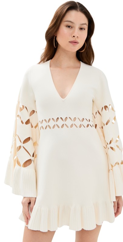 ALEXIS Linden Mini Dress Off White