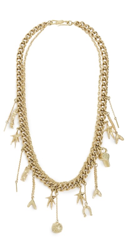 ALÉMAIS Team Spirit Charm Necklace Gold