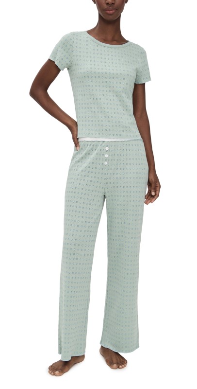 Cozyland by Morgan Lane Baby Jean Long Pajama Set Iceberg