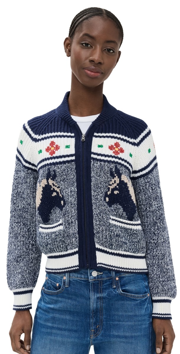 MOTHER The Try Outs Cardigan H. O.R. S.E.