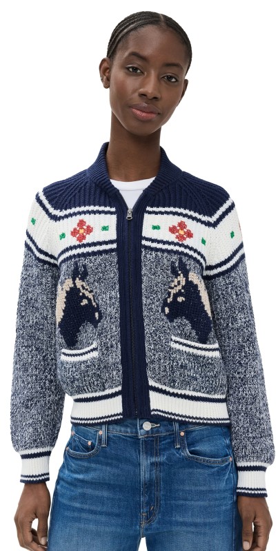 MOTHER The Try Outs Cardigan H. O.R. S.E.