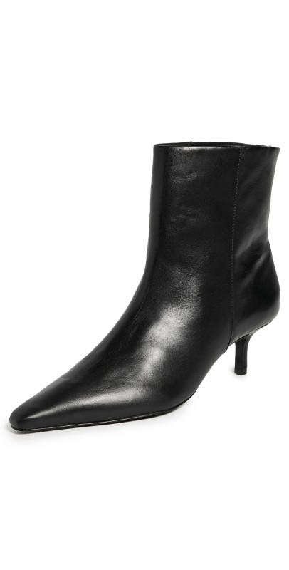 Black Suede Studio Harlow Boots Black Leather