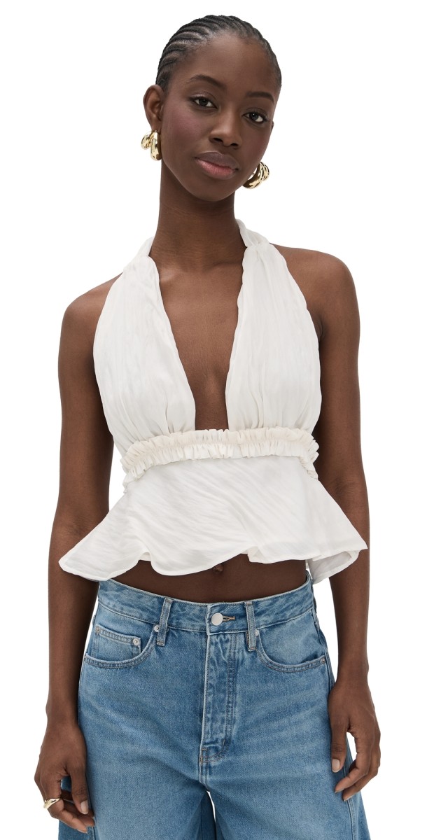 The Line by K Althea Top White