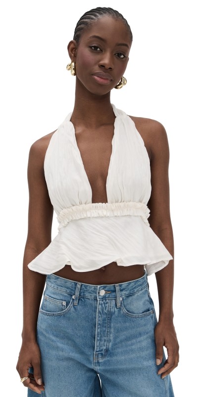 The Line by K Althea Top White