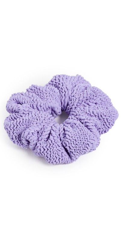 Hunza G Lilac Crinkle Scrunchie Lilac