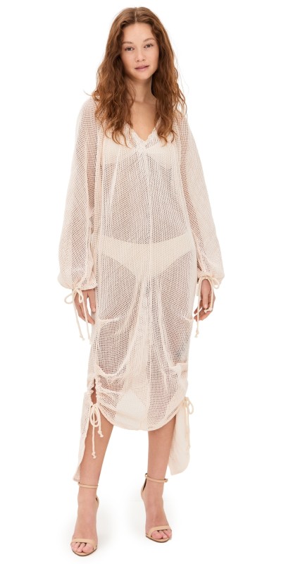 Andrea Iyamah Meta Maxi Cover Up Bone