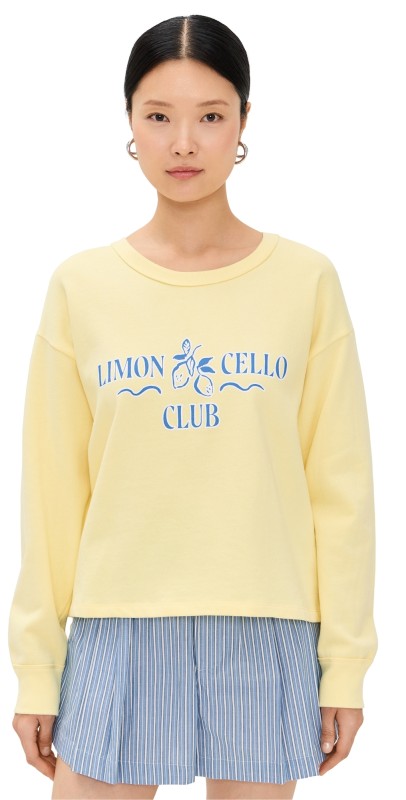 Z Supply Limoncello Sweatshirt Lemonade