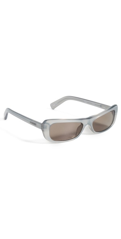 Jacquemus Capri Sunglasses Metallic Grey/Matte Black/Grey