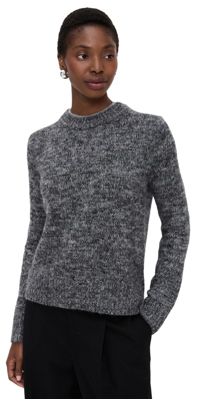 Vince Marled Crew Neck Med H Grey Combo