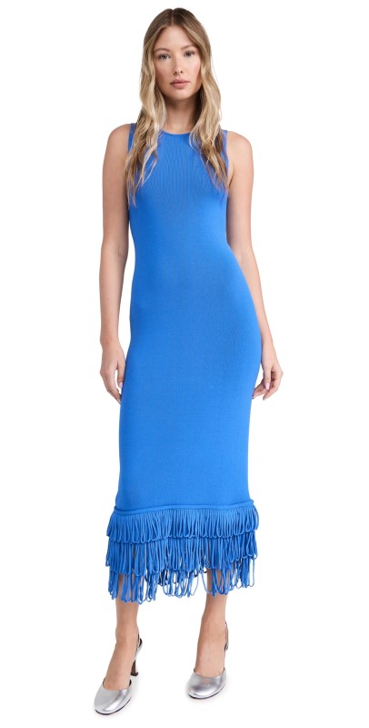 SIMONMILLER Albers Knit Dress Vivid Sky