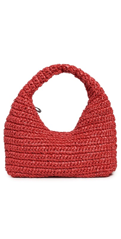 Maria La Rosa Nana Solid Bag Red