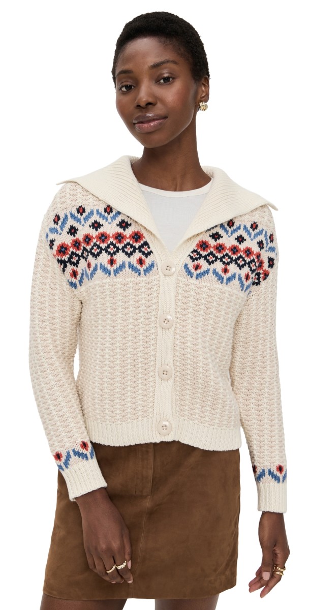 Birds of Paradis Savannah Cardigan Aw Fairisle