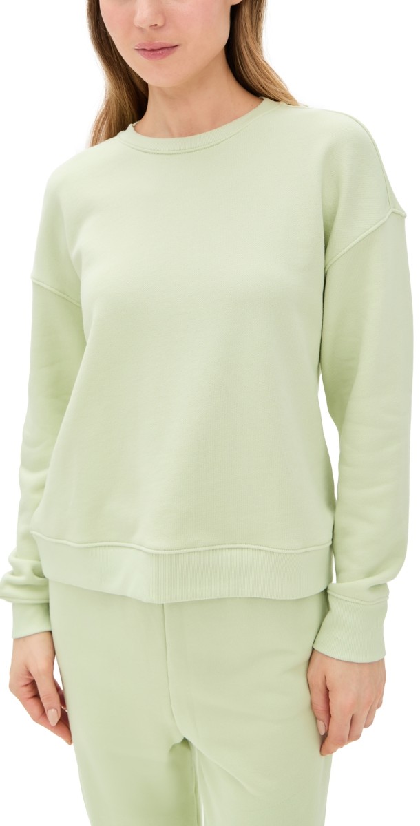 Eberjey French Terry Sweatshirt Matcha