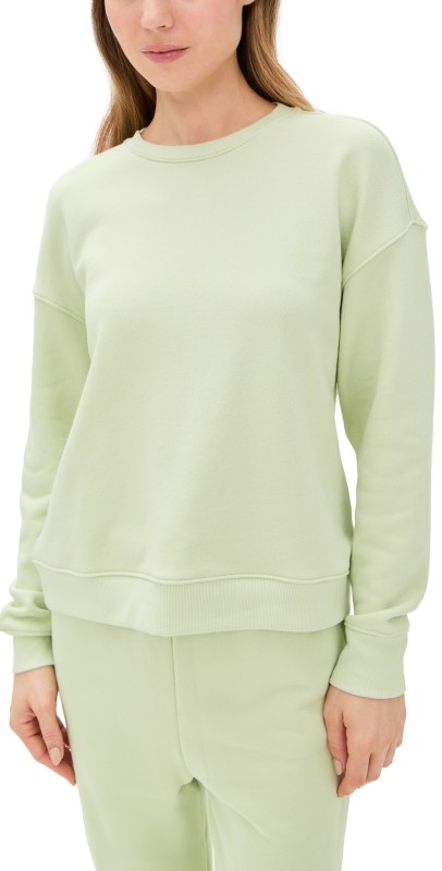 Eberjey French Terry Sweatshirt Matcha