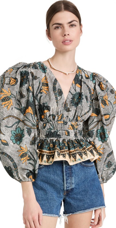 Ulla Johnson Shira Blouse Portofino