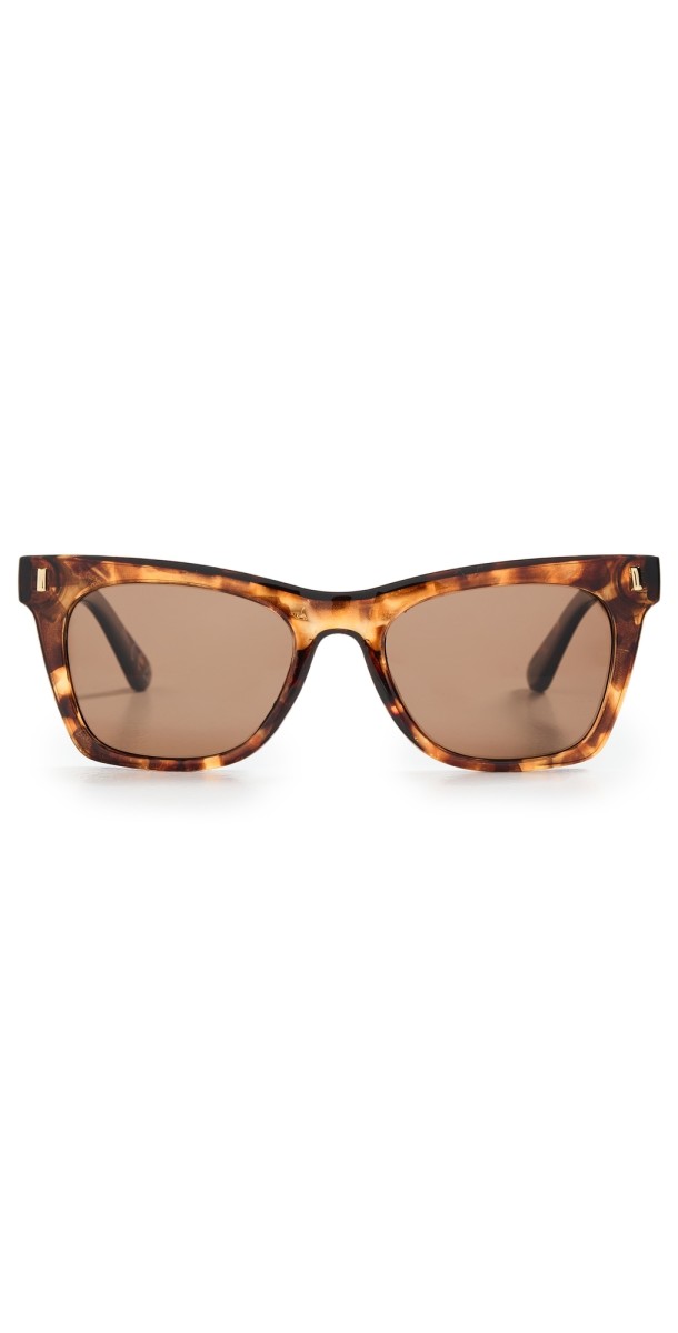 AIRE Bellatrix Sunglasses Dark Tort Brown Mono Polarized