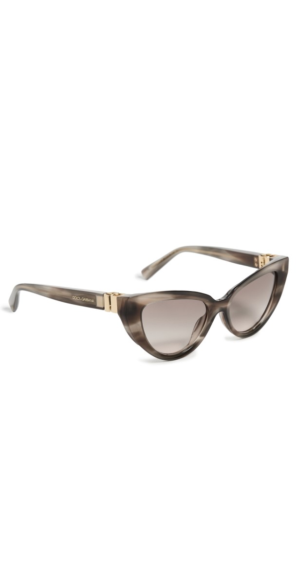Dolce & Gabbana 0DG4497 Sunglasses Striped Grey