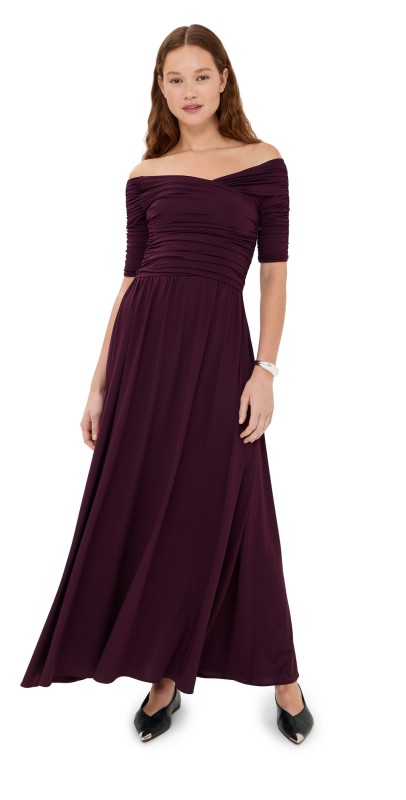 Altuzarra Char Dress Deep Grape