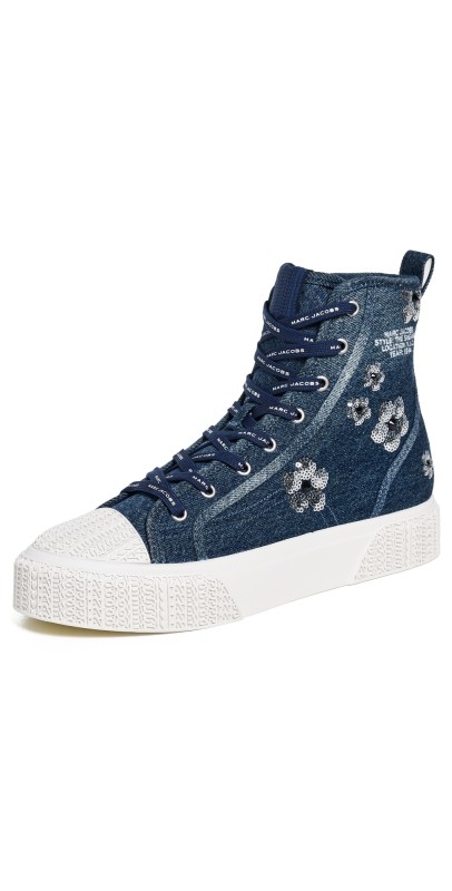Marc Jacobs The High Top Sneakers Vintage Indigo