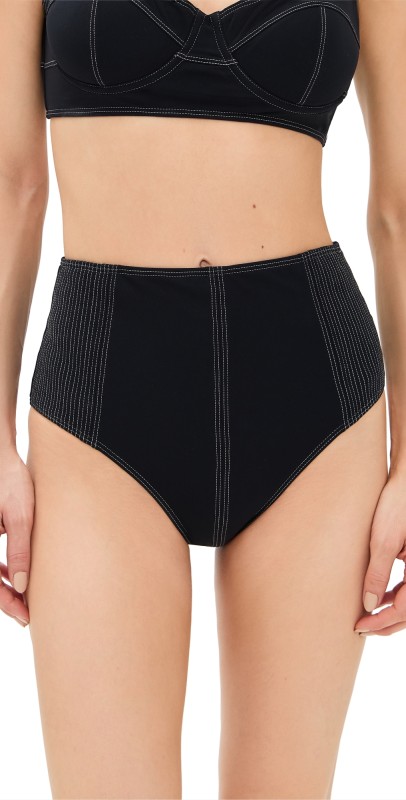 Ulla Johnson Kiele Bikini Bottoms Noir