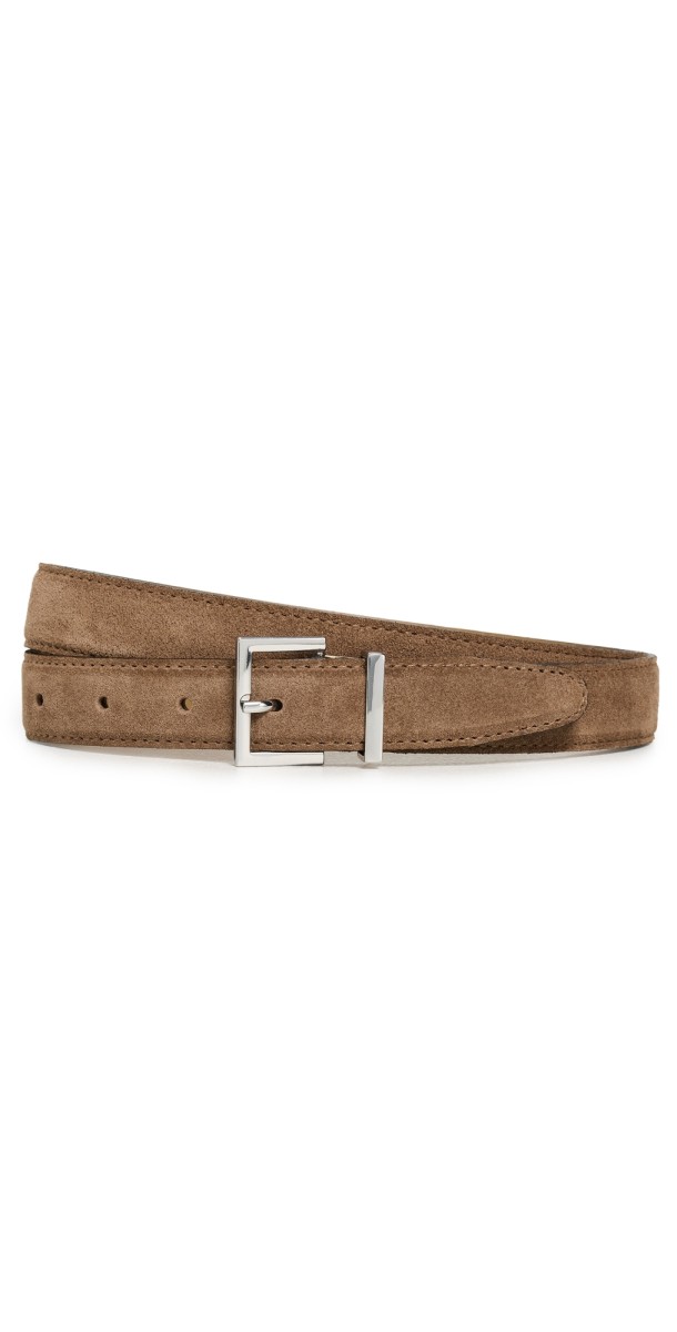 FRAME The Suede Square Buckle Belt Date