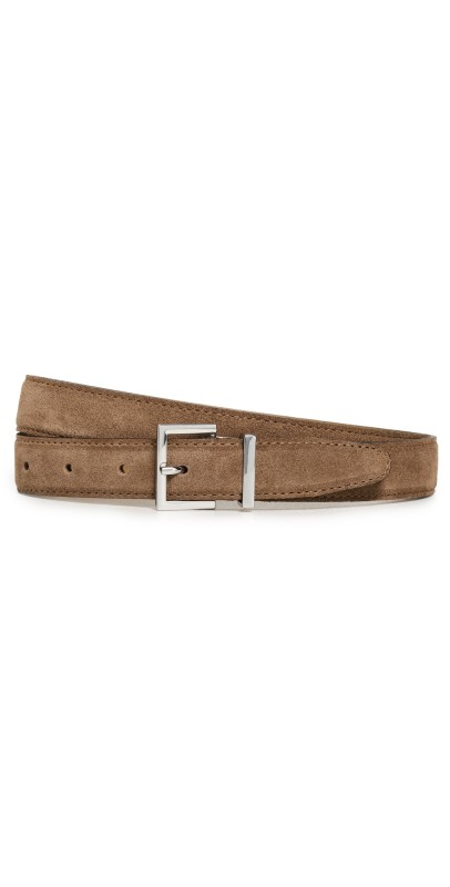 FRAME The Suede Square Buckle Belt Date