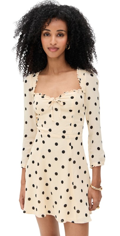 Reformation Remi Dress Sundae Dot