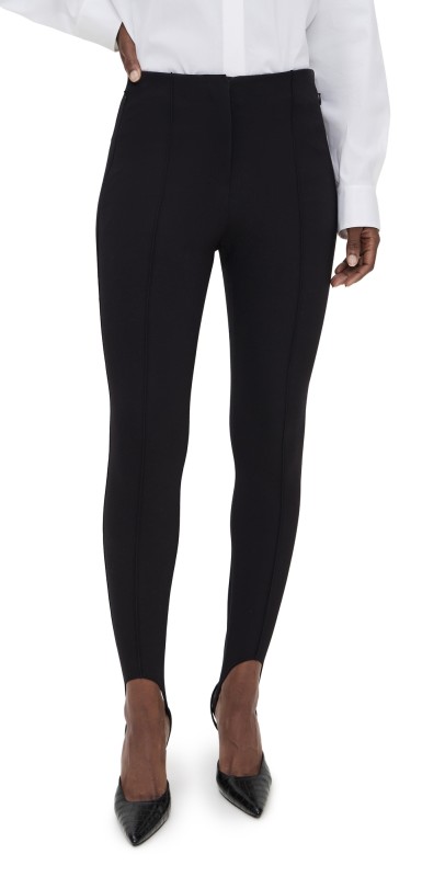 Theory Slim Stirrup Pants Black