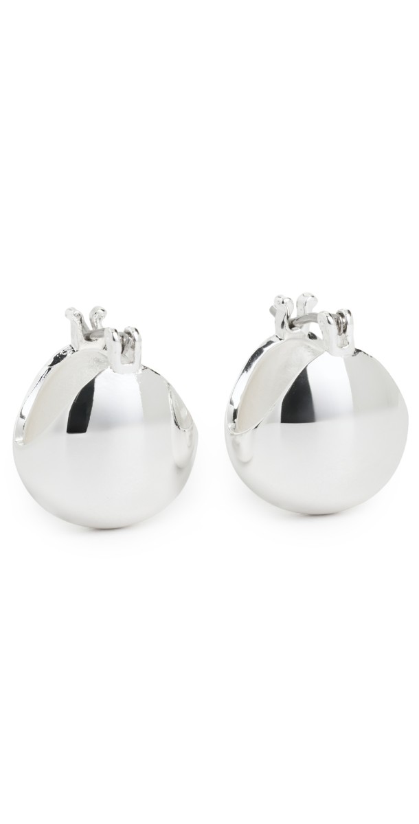 Rachel Comey Baby Keel Hoops Silver